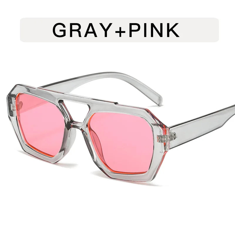 Small Frame Irregular Sunglasses Woman Brand Designer Fashion Luxury Sun Glasses Female Vintage Hollow Leopard Oculos De Sol