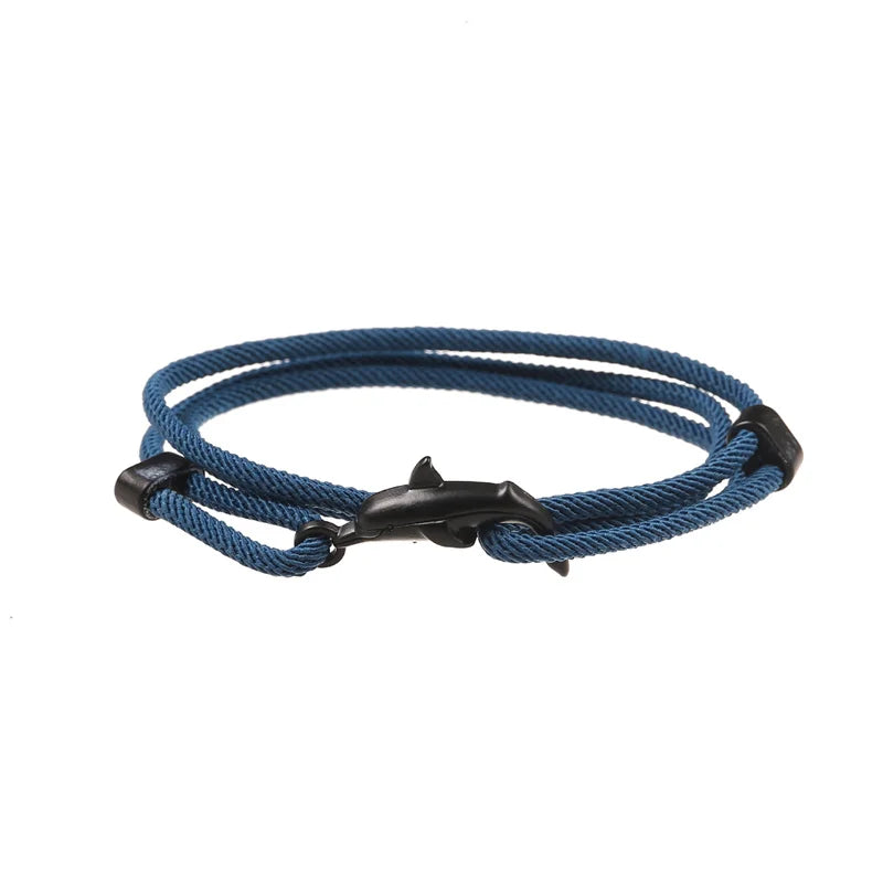 Male Simple Fashion Sea Turtle Rope Bracelet High Quality Milan Line Pure Hand Knitting Bracelets For Men Wristband Jewelry Gift