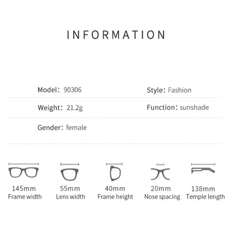 New Metal Half Frame Diamond Shaped Sunscreen Glasses Men's and Women's European and American Fashionable Small Frame Glasses
