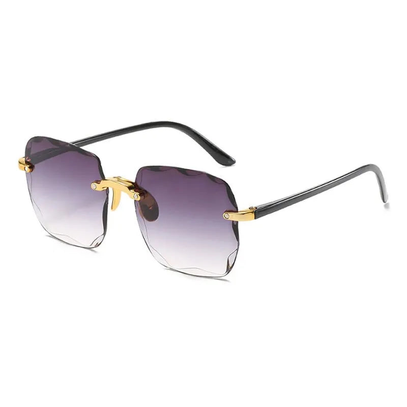 Square Frameless Classic Gradient Women Sunglasses