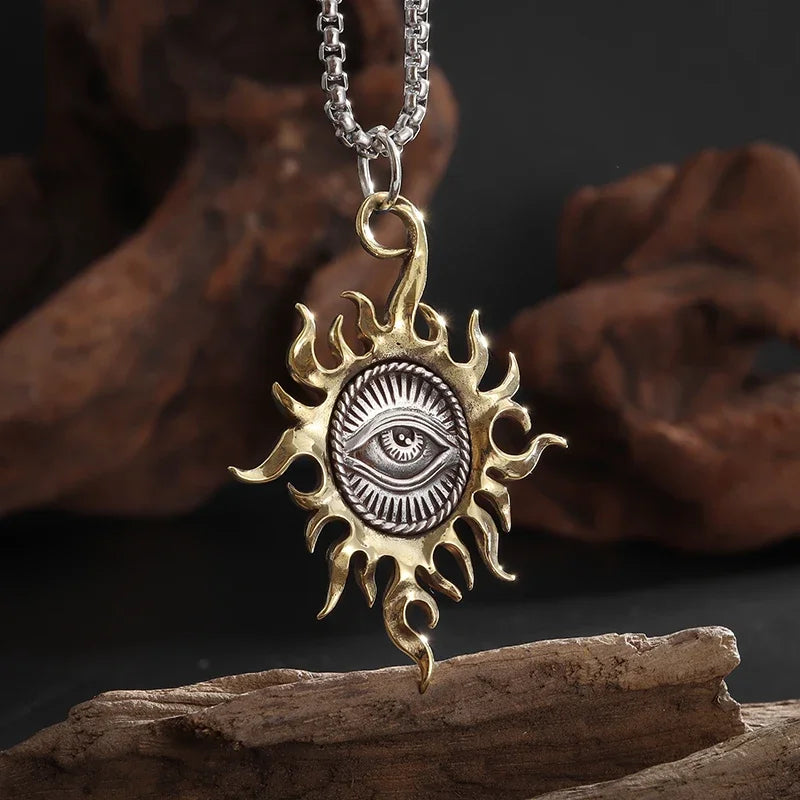 Eye of Horus Necklace Evil Eye Pendant Ancient Egypt Protection Necklace Jewelry Gift Men and Women Spiritual Amulets