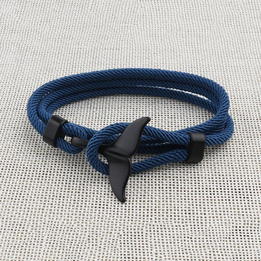 Male Simple Fashion Sea Turtle Rope Bracelet High Quality Milan Line Pure Hand Knitting Bracelets For Men Wristband Jewelry Gift