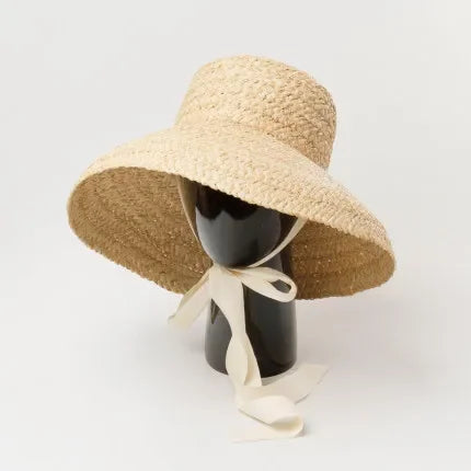 Wide Brim Straw Hat for Women Summer Woven SunHat Oversized Brim Beach Hat Holiday Children Summer Casual Sun Visor Caps