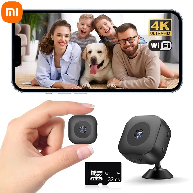 Xiaomi 4K Mini Camera WiFi Remote Monitoring Mobile Detection Camcorder Portable night vision Surveillance Security Camera