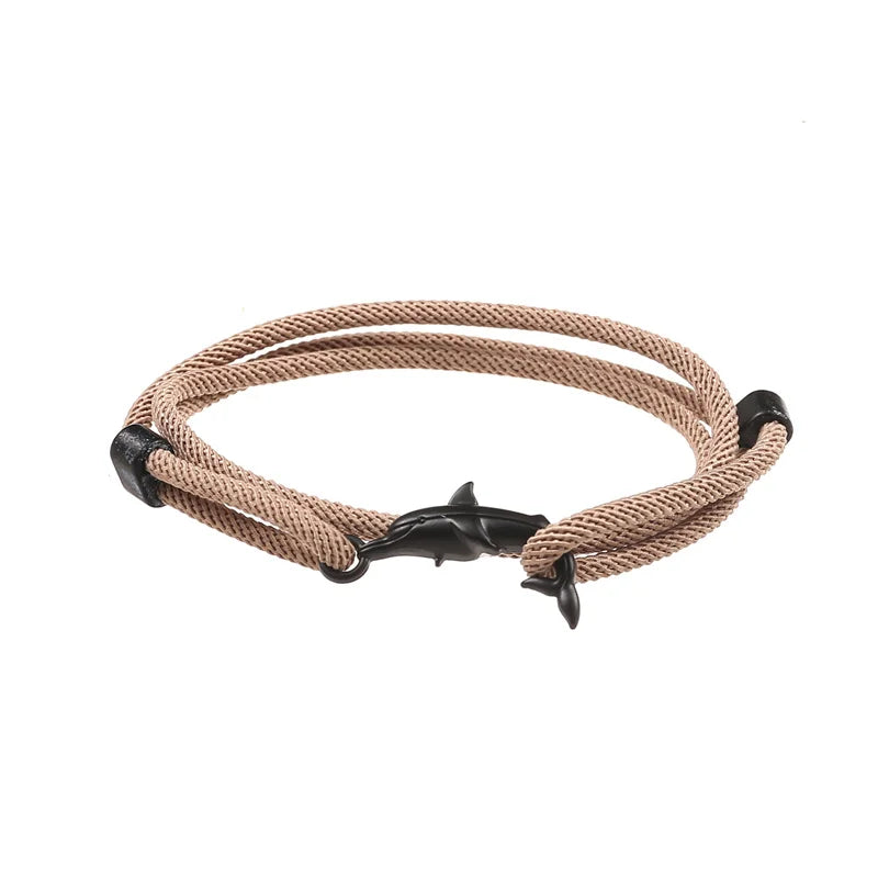 Male Simple Fashion Sea Turtle Rope Bracelet High Quality Milan Line Pure Hand Knitting Bracelets For Men Wristband Jewelry Gift