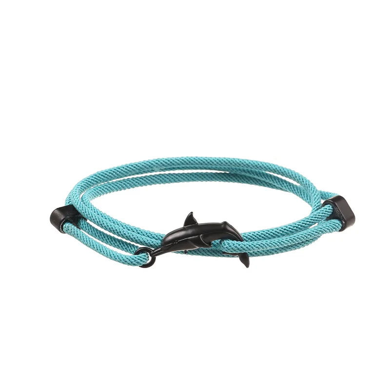 Male Simple Fashion Sea Turtle Rope Bracelet High Quality Milan Line Pure Hand Knitting Bracelets For Men Wristband Jewelry Gift