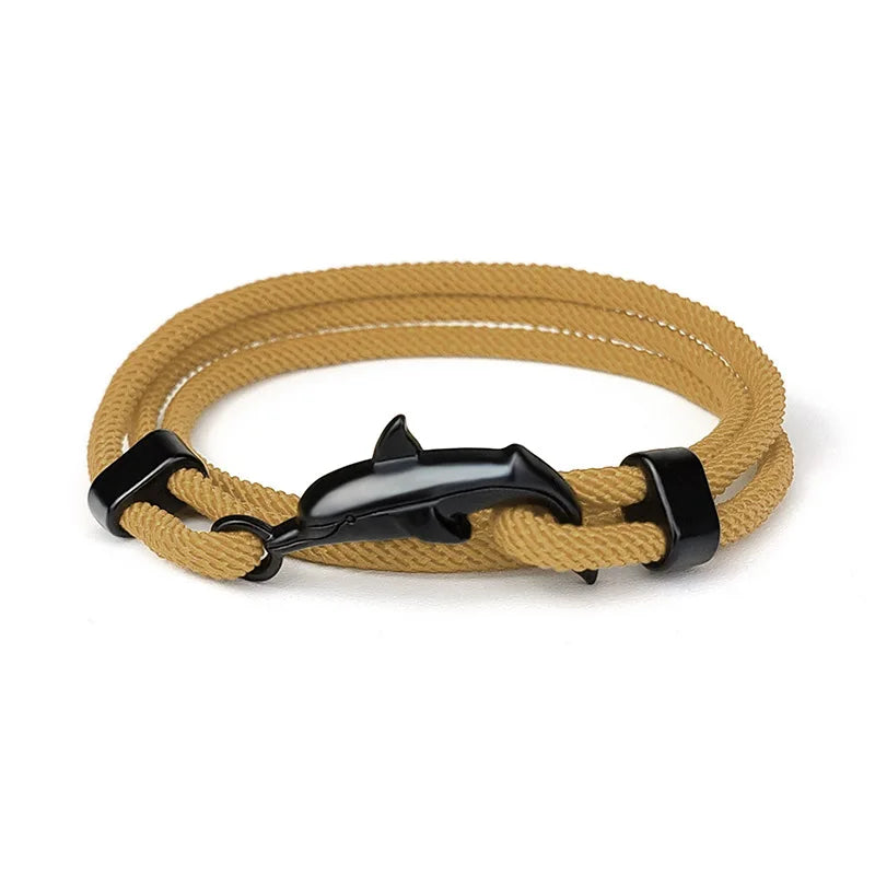 Male Simple Fashion Sea Turtle Rope Bracelet High Quality Milan Line Pure Hand Knitting Bracelets For Men Wristband Jewelry Gift