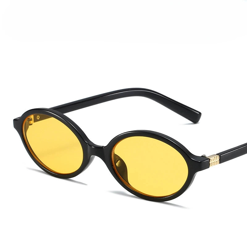 LeonLion Sexy Retro Small Oval Sunglasses Women Luxury Vintage Glasses Men Fashion Brand Designer Eyewear UV400 Oculos De Sol