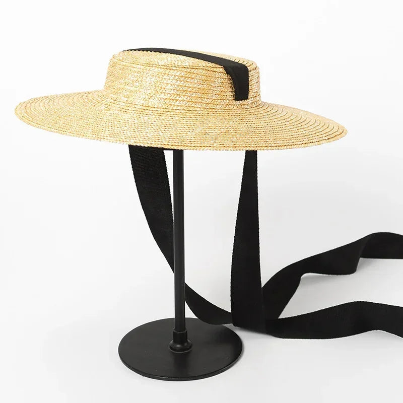 Wide Brim Straw Hat for Women Summer Woven SunHat Oversized Brim Beach Hat Holiday Children Summer Casual Sun Visor Caps
