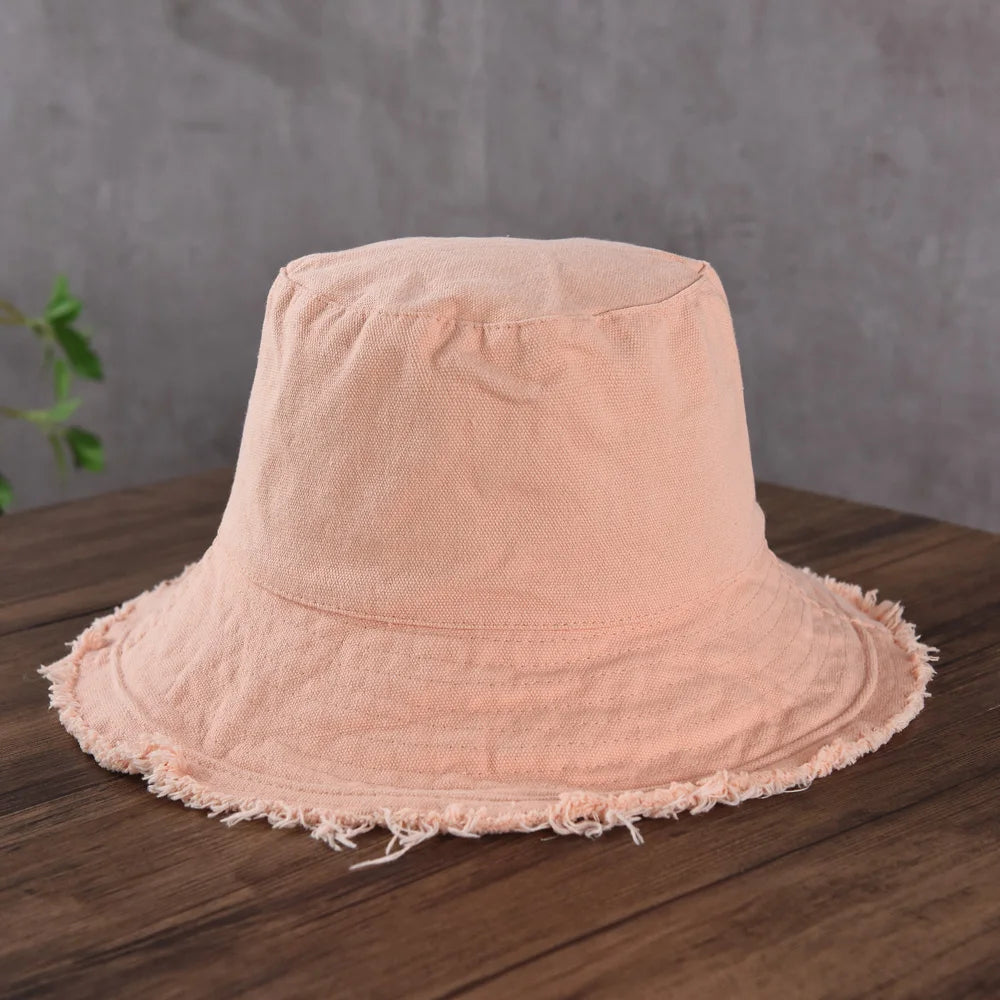 Fashion Foldable Burrs Bucket Hat for Women Men Beach Sun Visor UV Protection UPF 50+ Sun Hat Summer Large Wide Brim Panama Bob