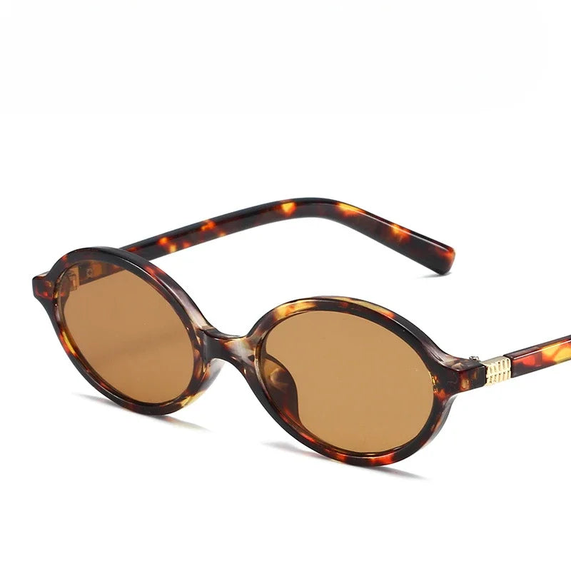 LeonLion Sexy Retro Small Oval Sunglasses Women Fashion Brand Designer Glasses Men Luxury Vintage Eyewear UV400 Oculos De Sol