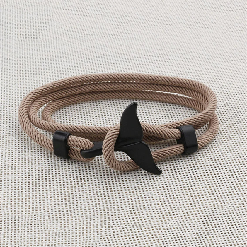 Male Simple Fashion Sea Turtle Rope Bracelet High Quality Milan Line Pure Hand Knitting Bracelets For Men Wristband Jewelry Gift