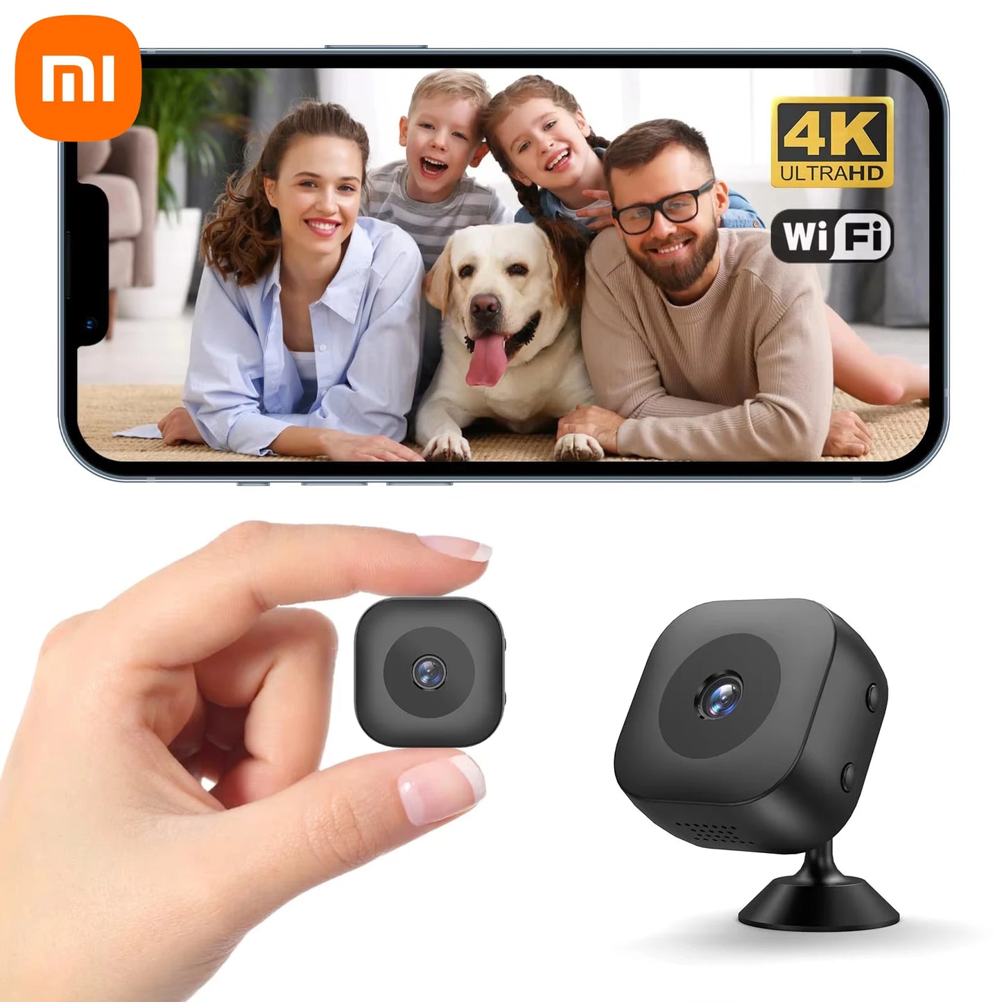 Xiaomi 4K Mini Camera WiFi Remote Monitoring Mobile Detection Camcorder Portable night vision Surveillance Security Camera