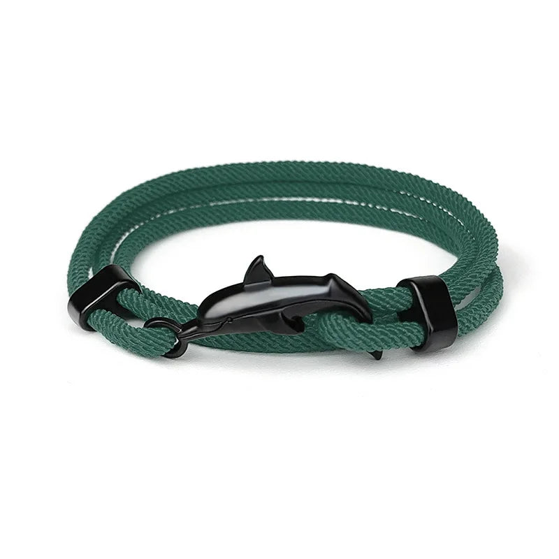 Male Simple Fashion Sea Turtle Rope Bracelet High Quality Milan Line Pure Hand Knitting Bracelets For Men Wristband Jewelry Gift