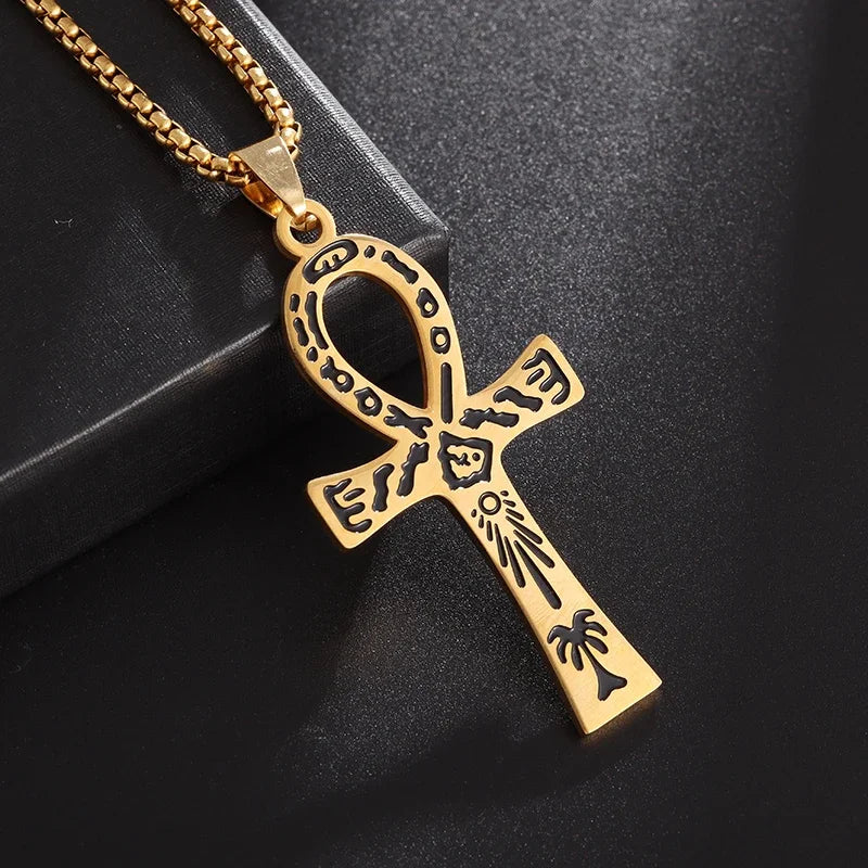 Eye of Horus Necklace Evil Eye Pendant Ancient Egypt Protection Necklace Jewelry Gift Men and Women Spiritual Amulets