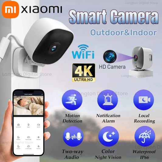 Xiaomi Smart WiFi Mini Camera IP/AP Remote Monitoring 2-Way Audio Motion Detection Camcorder Home Baby Pet Security HD Camera