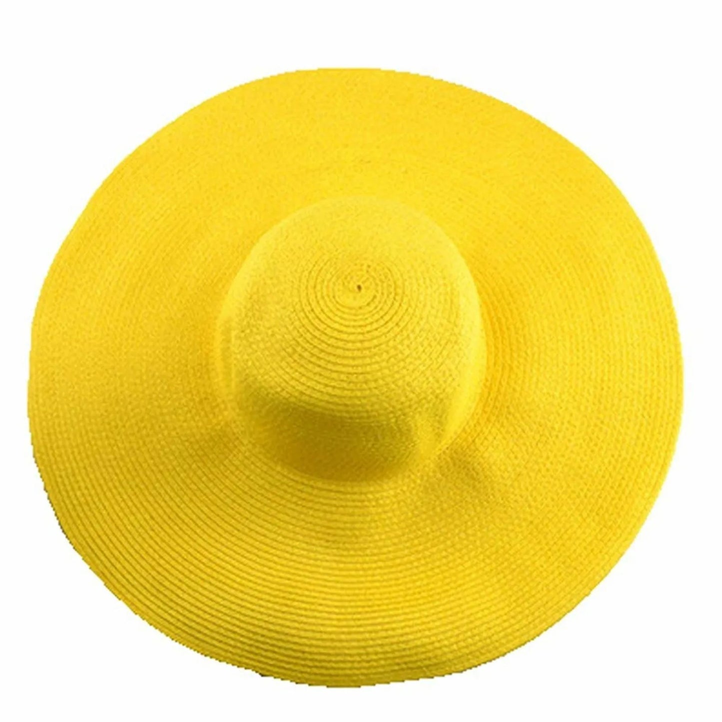 Women's Sun Visor Hat Wide Rimmed Summer Foldable Roll Up Beach Hat Solid Color Casual Outdoor Sun Protection Large Hat
