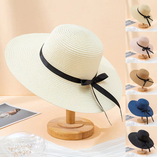 2025 Floppy Hat Beach Spring And Summer Women Beach Personality Holiday Casual Woven Sun Hat Outdoor Casual Accessories For Lady