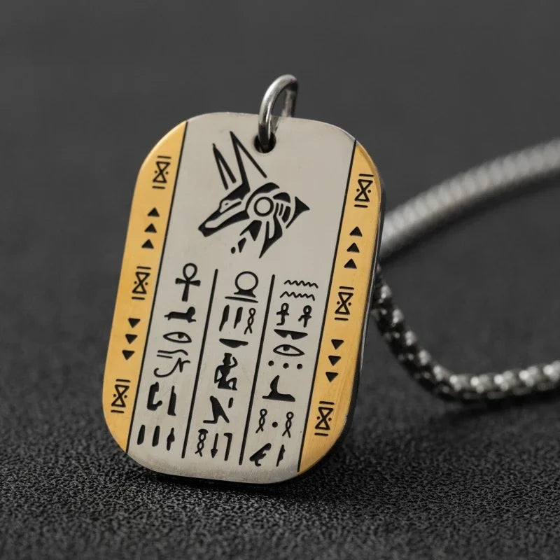 Eye of Horus Necklace Evil Eye Pendant Ancient Egypt Protection Necklace Jewelry Gift Men and Women Spiritual Amulets