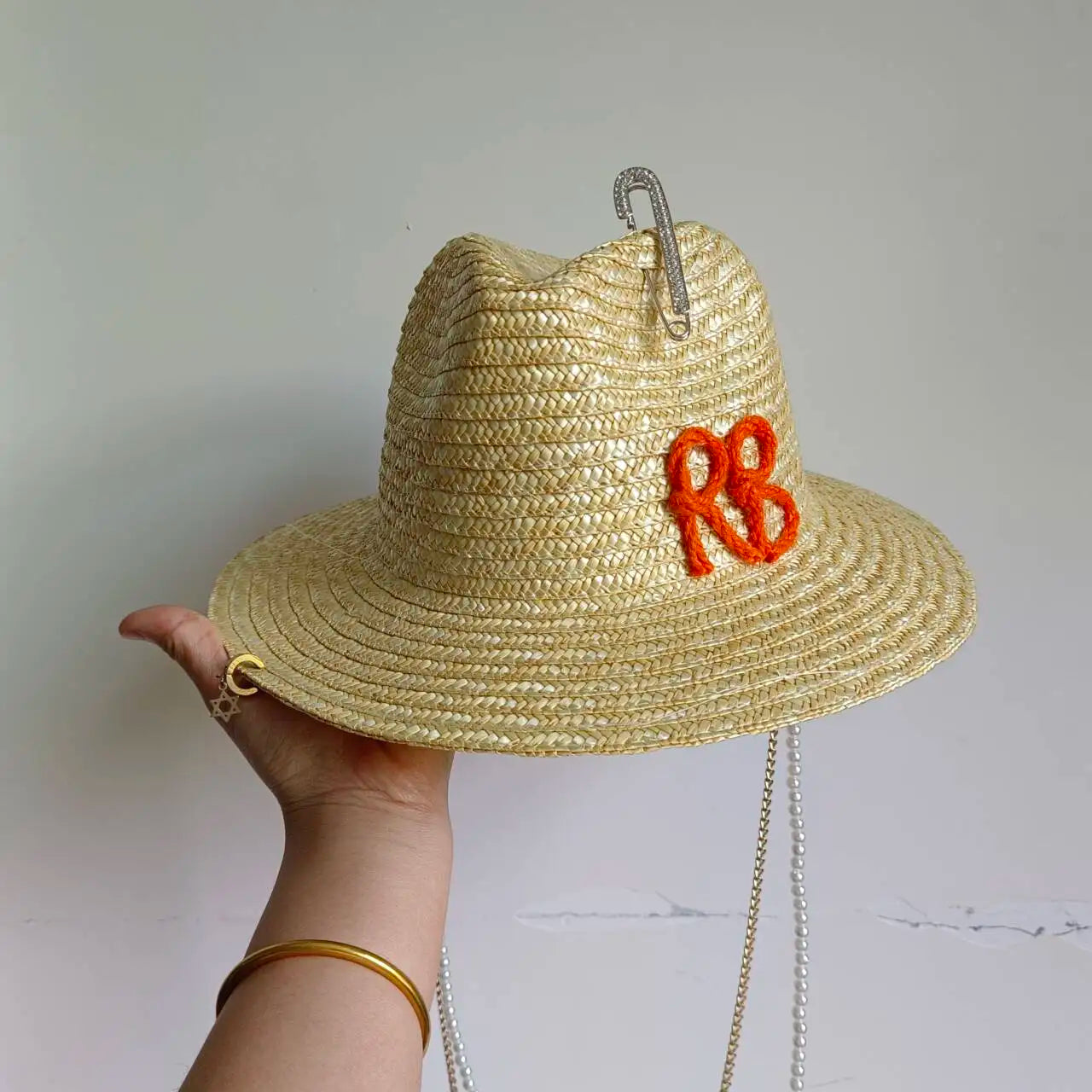 Summer straw hat French elegant seaside travel sun hat bow ribbon flat top large brim straw hat hats for women
