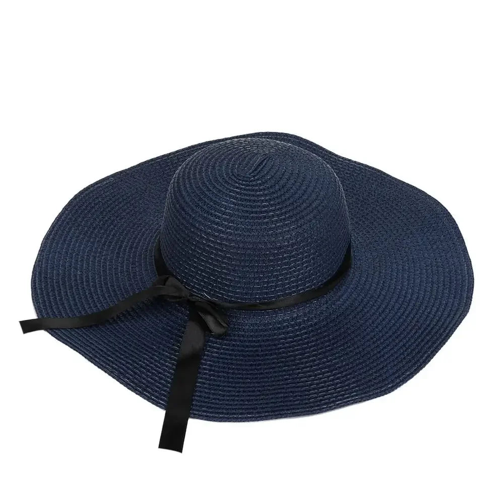 Lady Straw Hat Summer Women Anti-UV Women Beach Hat Wide Brim Cap Sunshade Lady Straw Hat Fishing Outdoor Wide Brim Cap