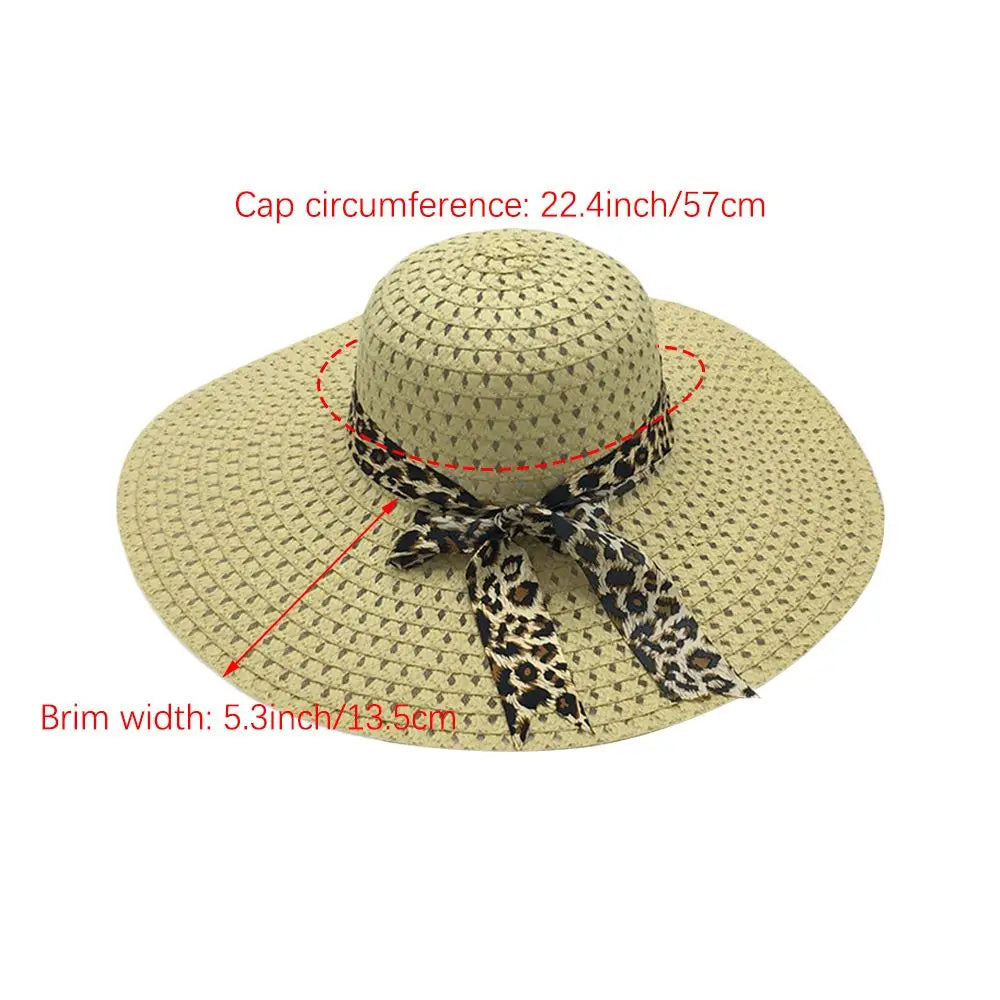 Lady Straw Hat Summer Women Anti-UV Women Beach Hat Wide Brim Cap Sunshade Lady Straw Hat Fishing Outdoor Wide Brim Cap
