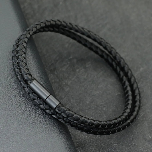 2025 New Simple Style Keel Rope Bracelet For Men Bilayer Wrap Braslet Bangle Homme Nautical Braclet Gifts For Him Pulseria Joias
