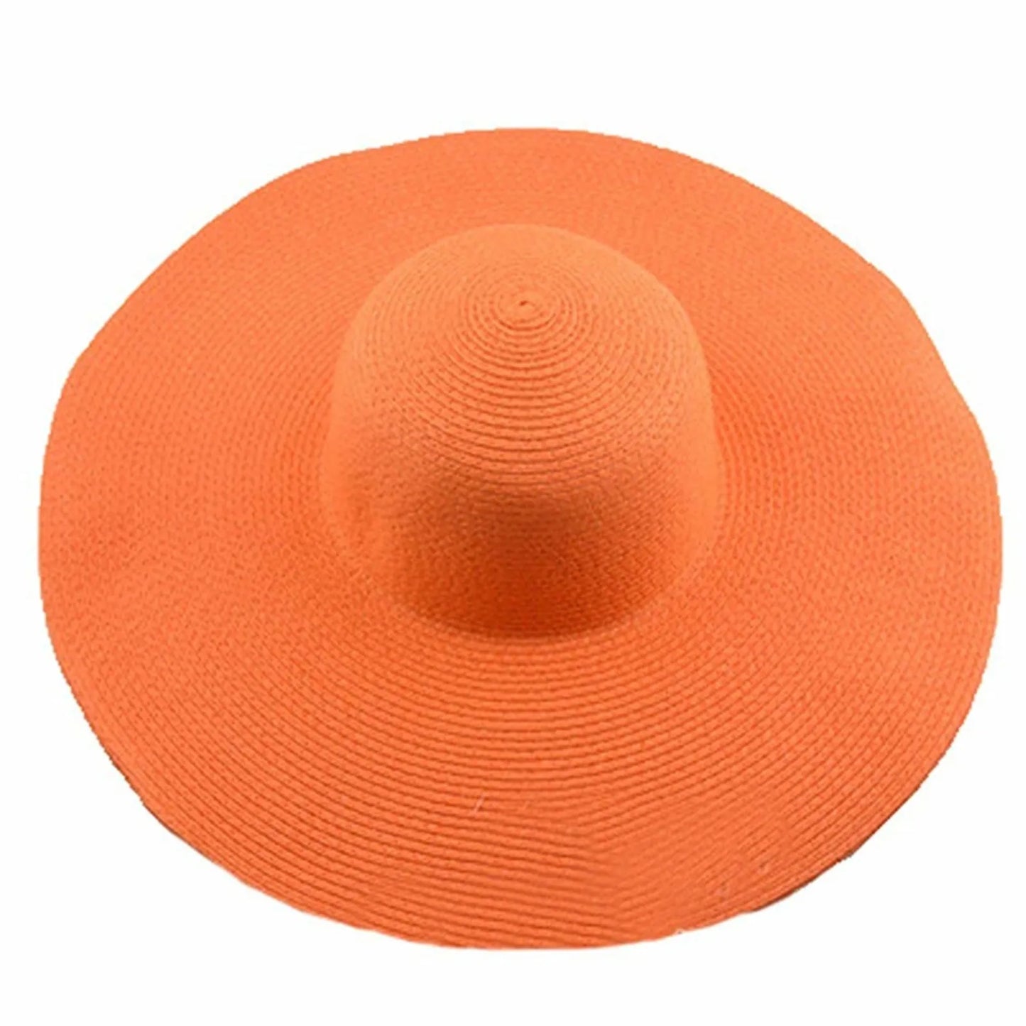 Women's Sun Visor Hat Wide Rimmed Summer Foldable Roll Up Beach Hat Solid Color Casual Outdoor Sun Protection Large Hat