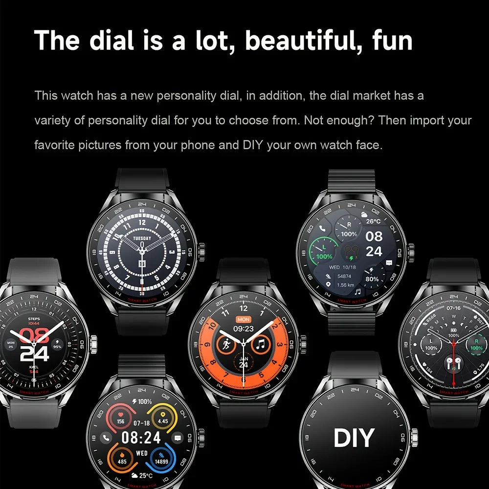 Smart watch earphone watch 2 in 1 music player wireless answering/dialing multiple sports modes men's outdoor sports