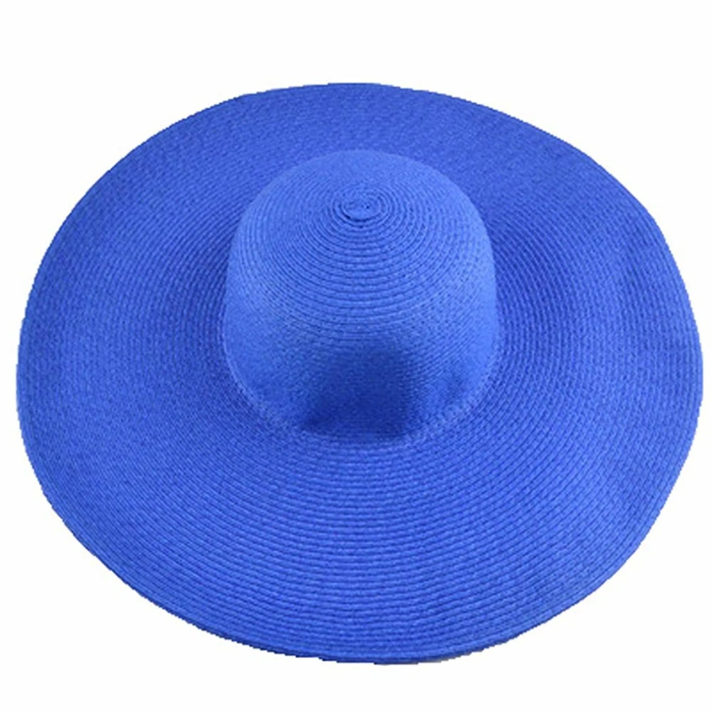 Women's Sun Visor Hat Wide Rimmed Summer Foldable Roll Up Beach Hat Solid Color Casual Outdoor Sun Protection Large Hat