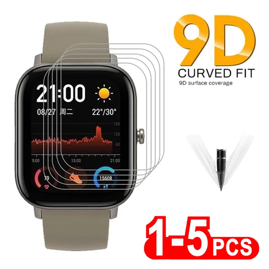 Soft Hydrogel Film For Amazfit Bip S Lite U BIP 3 Pro Full Screen Protector for Amazfir GTS 4 Mini GTR 2E Films Pace, POP, Verge