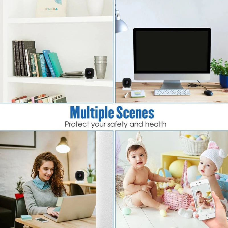 Xiaomi Smart WiFi Mini Camera IP/AP Remote Monitoring 2-Way Audio Motion Detection Camcorder Home Baby Pet Security HD Camera